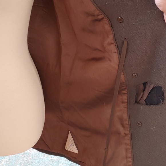 💚J.Crew Stadium Cloth Nello Gori Wool Coat Hood - Picture 9 of 16